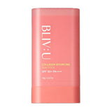 Buy Bliv:U Collagen Bouncing Sun Stick 19g at Lila Beauty - Korean and Japanese Beauty Skincare and Makeup Cosmetics