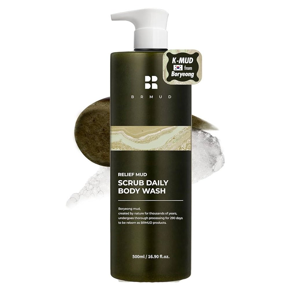 Buy BRMUD Relief Mud Scrub Daily Body Wash 500ml at Lila Beauty - Korean and Japanese Beauty Skincare and Makeup Cosmetics