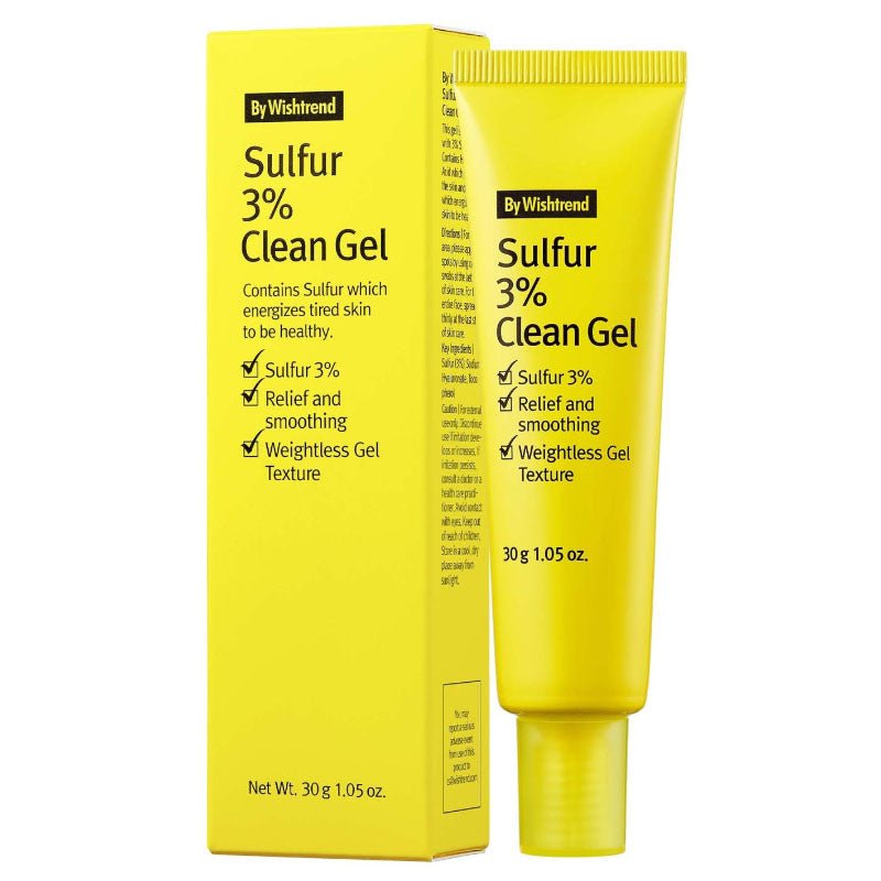 Buy By Wishtrend Sulfur 3% Clean Gel 30g at Lila Beauty - Korean and Japanese Beauty Skincare and Makeup Cosmetics