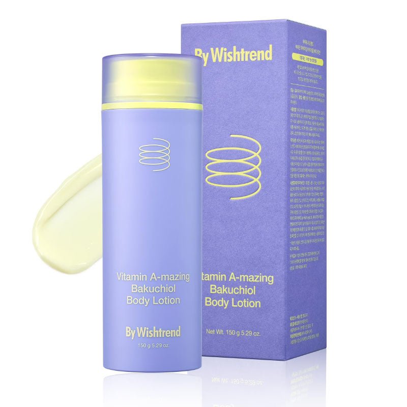 Buy By Wishtrend Vitamin A-mazing Bakuchiol Body Lotion 150g at Lila Beauty - Korean and Japanese Beauty Skincare and Makeup Cosmetics