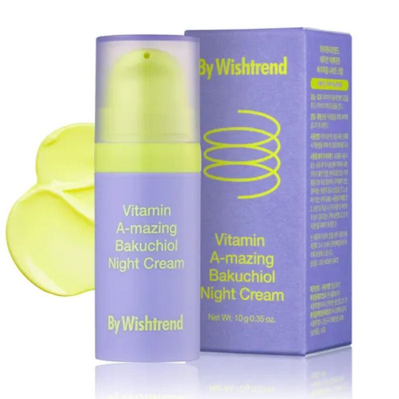 Buy By Wishtrend Vitamin A-mazing Bakuchiol Night Cream 10g Mini at Lila Beauty - Korean and Japanese Beauty Skincare and Makeup Cosmetics