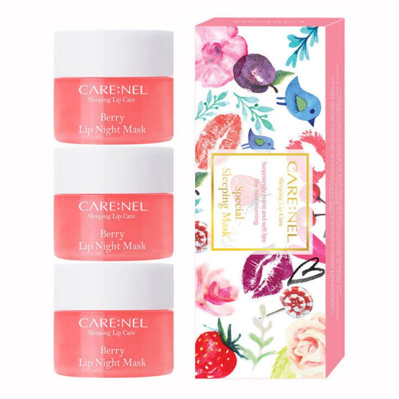 Buy CARE:NEL Berry Lip Night Mask (5g x3) at Lila Beauty - Korean and Japanese Beauty Skincare and Makeup Cosmetics