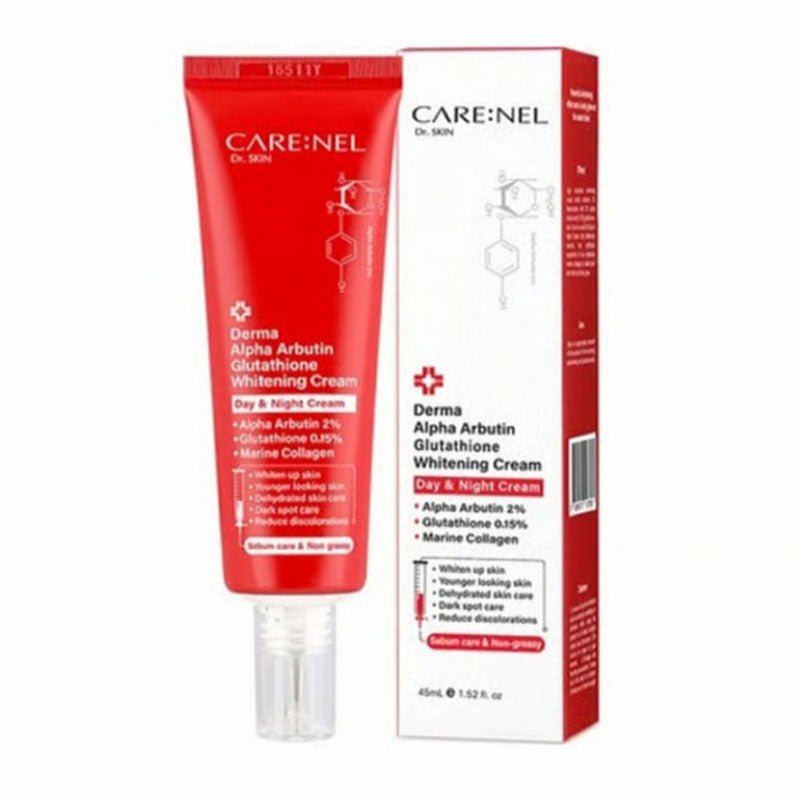 Buy CARE:NEL Derma Alpha Arbutin Glutathione Whitening Cream 45ml at Lila Beauty - Korean and Japanese Beauty Skincare and Makeup Cosmetics