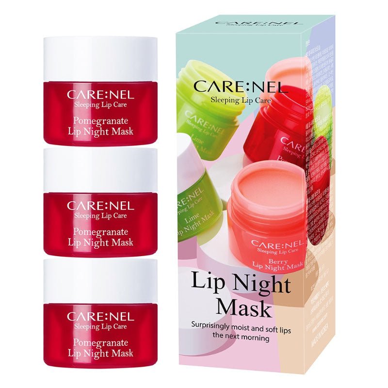 Buy CARE:NEL Pomegranate Lip Night Mask (5g x3) at Lila Beauty - Korean and Japanese Beauty Skincare and Makeup Cosmetics