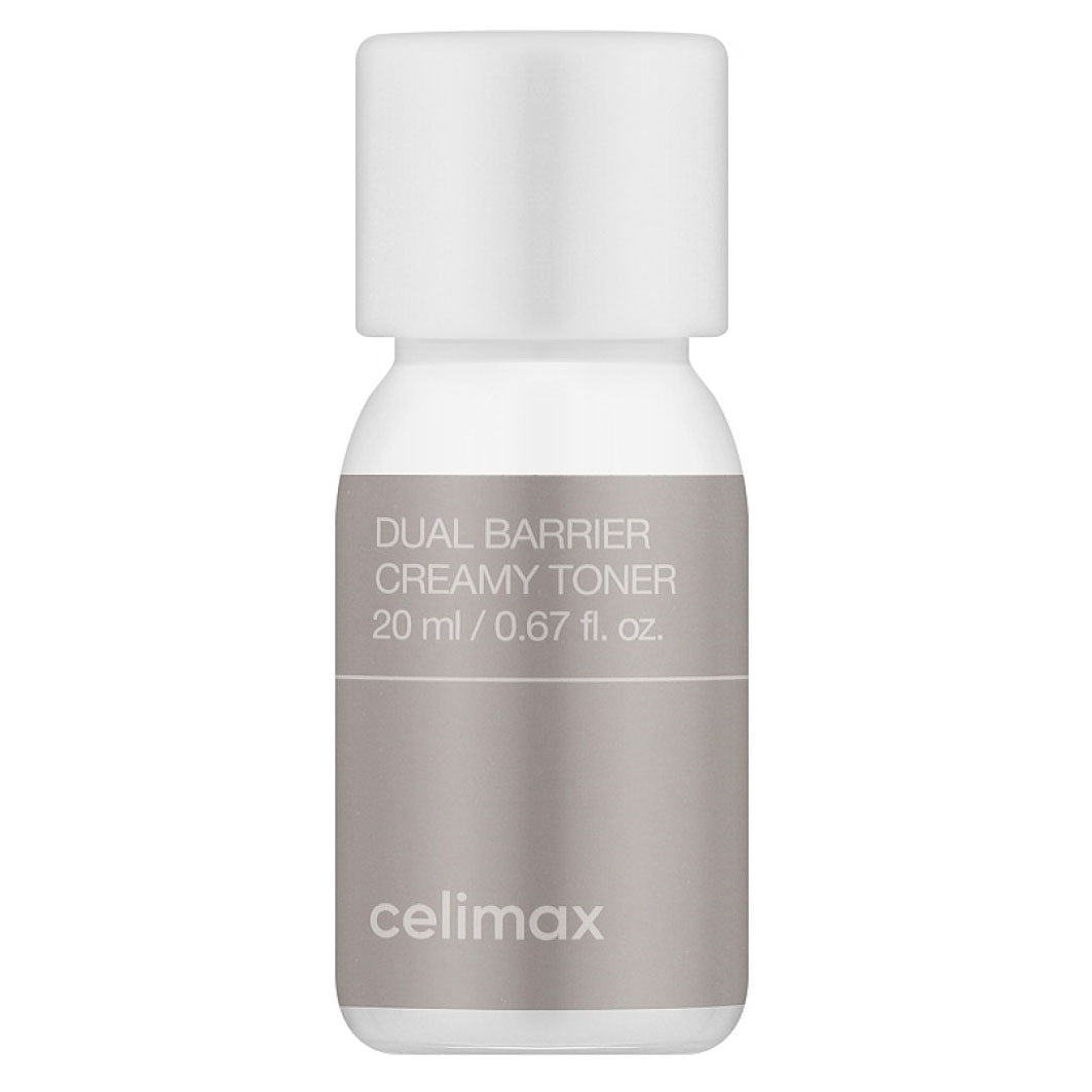 Buy Celimax Dual Barrier Creamy Toner Mini 20ml at Lila Beauty - Korean and Japanese Beauty Skincare and Makeup Cosmetics