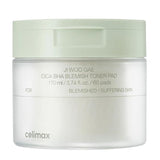 Buy Celimax Ji Woo Gae Cica BHA Blemish Toner Pad (60 Pads) at Lila Beauty - Korean and Japanese Beauty Skincare and Makeup Cosmetics