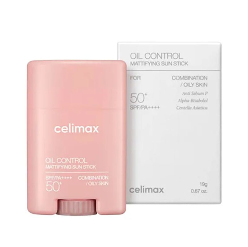 Buy Celimax Oil Control Mattifying Sun Stick 19g at Lila Beauty - Korean and Japanese Beauty Skincare and Makeup Cosmetics