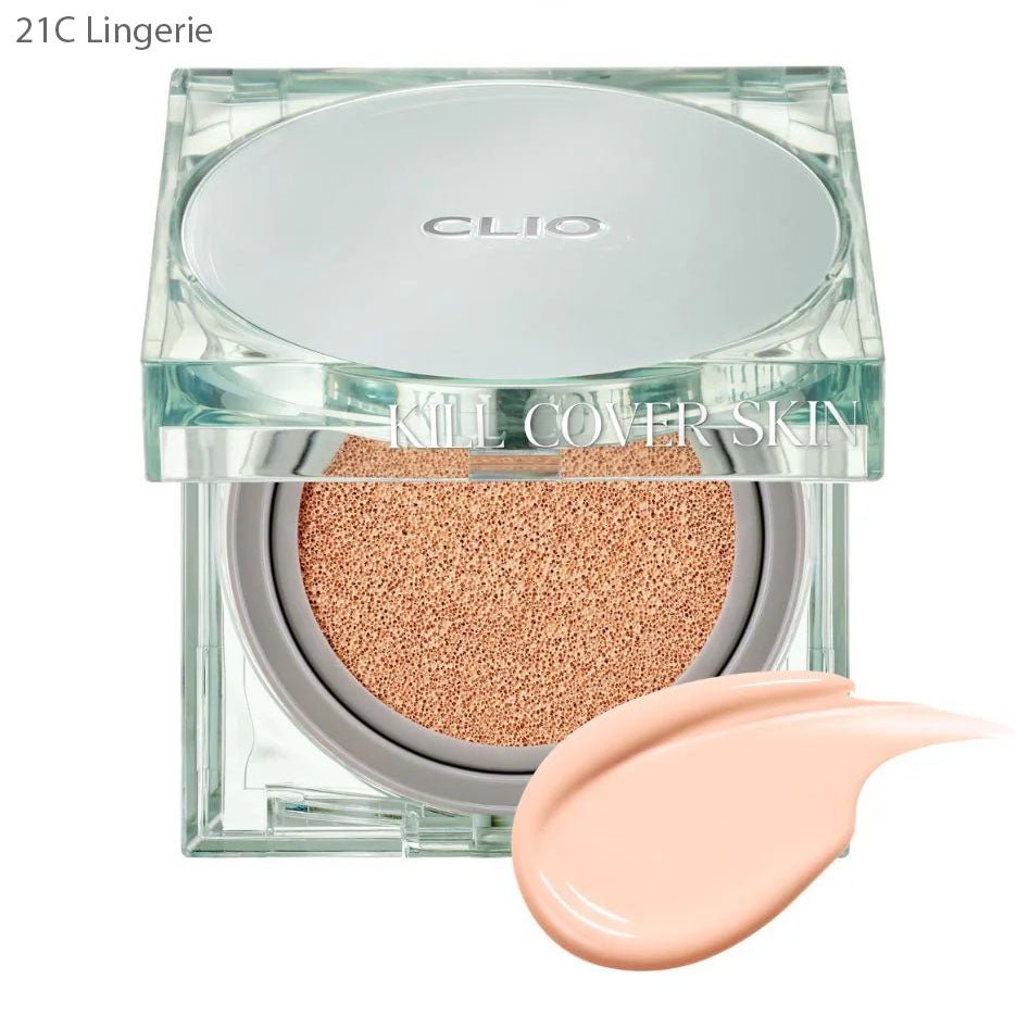 Buy Clio Clio Kill Cover Skin Fixer Cushion 15g x 2ea at Lila Beauty - Korean and Japanese Beauty Skincare and Makeup Cosmetics