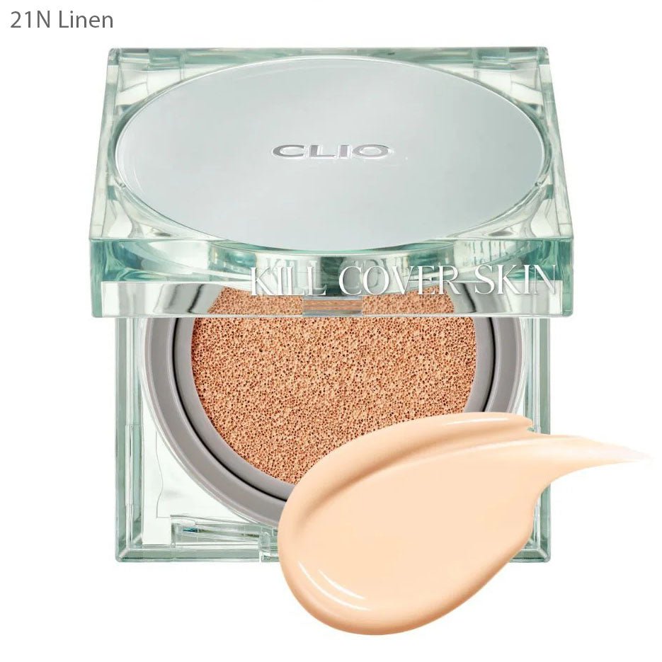 Buy Clio Clio Kill Cover Skin Fixer Cushion 15g x 2ea at Lila Beauty - Korean and Japanese Beauty Skincare and Makeup Cosmetics