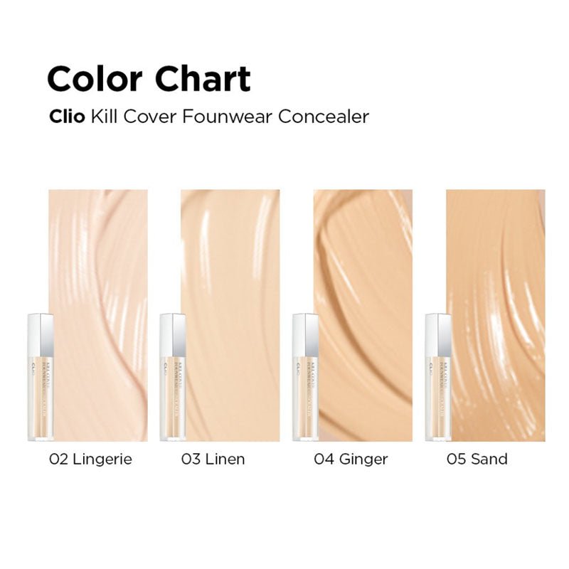 Buy Clio Kill Cover Founwear Concealer 6g at Lila Beauty - Korean and Japanese Beauty Skincare and Makeup Cosmetics