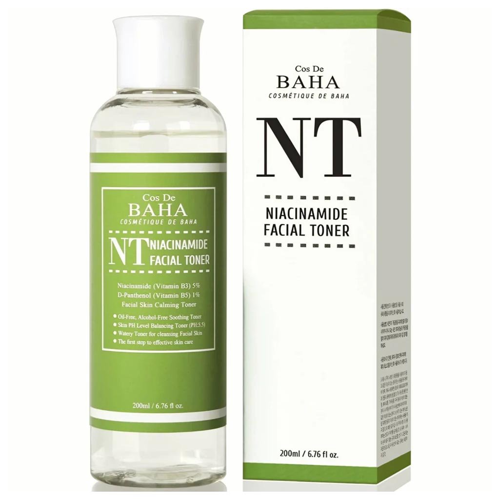 Buy Cos De BAHA NT Niacinamide Facial Toner 200ml at Lila Beauty - Korean and Japanese Beauty Skincare and Makeup Cosmetics