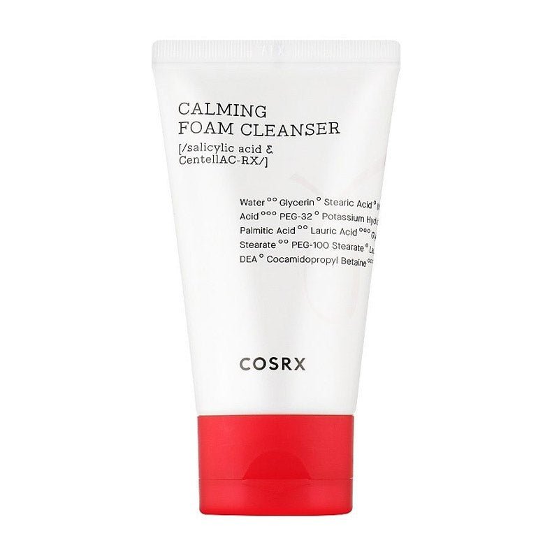 Buy Cosrx AC Collection Calming Foam Cleanser Mini 50ml at Lila Beauty - Korean and Japanese Beauty Skincare and Makeup Cosmetics