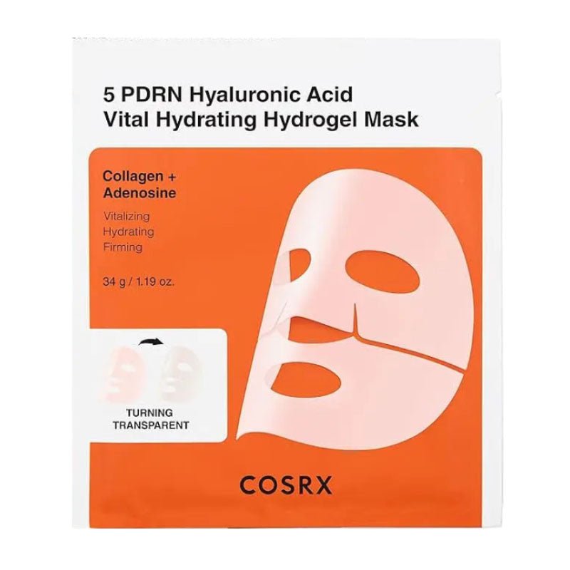 Buy Cosrx Cosrx 5 PDRN Hyaluronic Vital Hydrogel Mask 34g at Lila Beauty - Korean and Japanese Beauty Skincare and Makeup Cosmetics