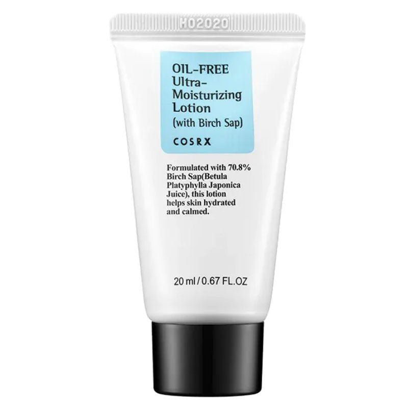 Buy Cosrx Oil Free Ultra Moisturizing Lotion with Birch Sap (Mini) 20ml at Lila Beauty - Korean and Japanese Beauty Skincare and Makeup Cosmetics
