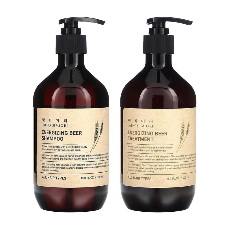 Buy Daeng Gi Meo Ri Energizing Beer Shampoo & Treatment 500ml at Lila Beauty - Korean and Japanese Beauty Skincare and Makeup Cosmetics