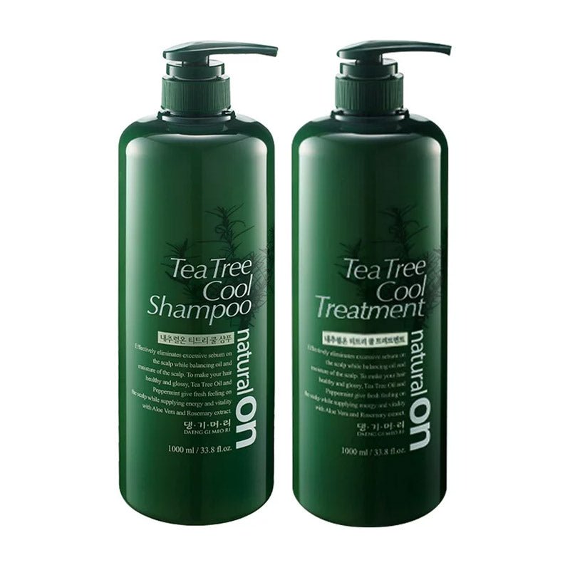 Buy Daeng Gi Meo Ri Naturalon Tea Tree Cool Shampoo or Treatment 1000ml at Lila Beauty - Korean and Japanese Beauty Skincare and Makeup Cosmetics