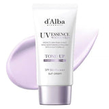 Buy d'Alba UV Essence Waterfull Tone-Up Sun Cream 50ml (Purple Correcting) at Lila Beauty - Korean and Japanese Beauty Skincare and Makeup Cosmetics