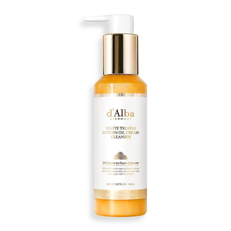 Buy d'Alba White Truffle Return Oil Cream Cleanser 150ml at Lila Beauty - Korean and Japanese Beauty Skincare and Makeup Cosmetics