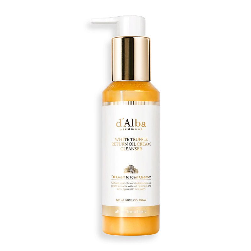 Buy d'Alba White Truffle Return Oil Cream Cleanser 150ml at Lila Beauty - Korean and Japanese Beauty Skincare and Makeup Cosmetics
