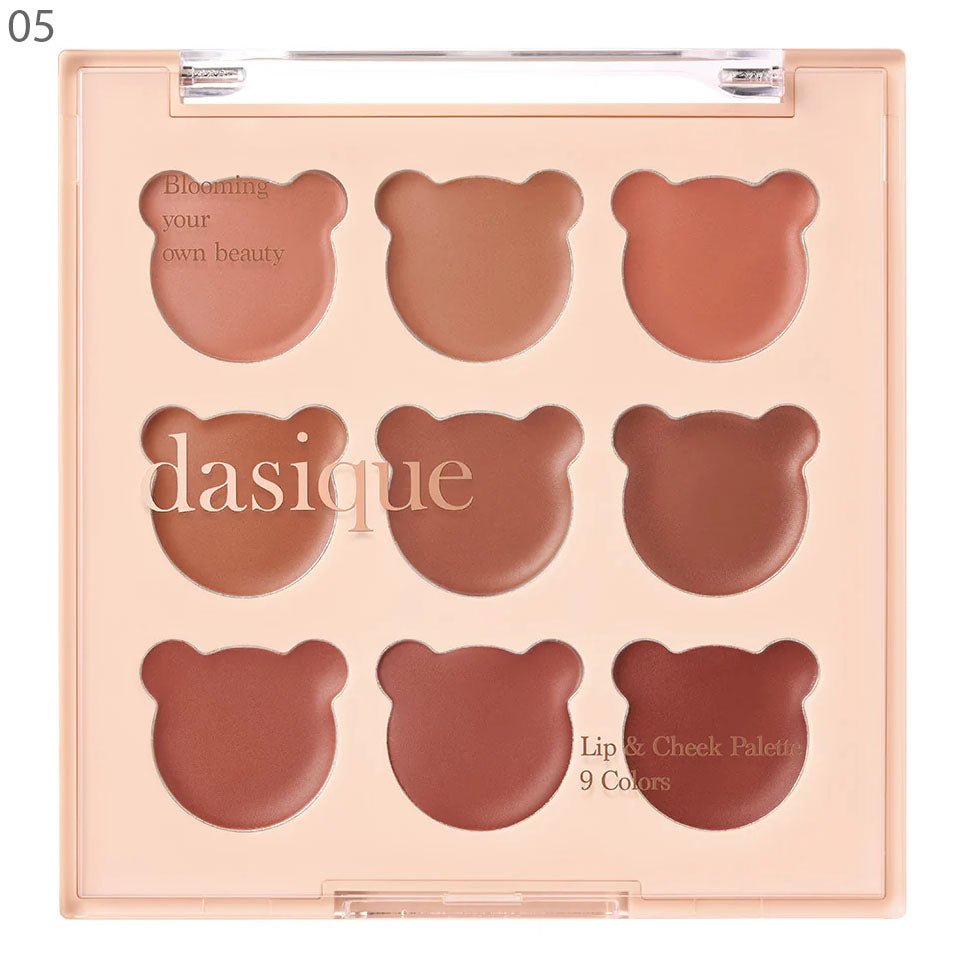 Buy Dasique Mood Painting Lip & Cheek Palette (Teddy Bear) 5g at Lila Beauty - Korean and Japanese Beauty Skincare and Makeup Cosmetics