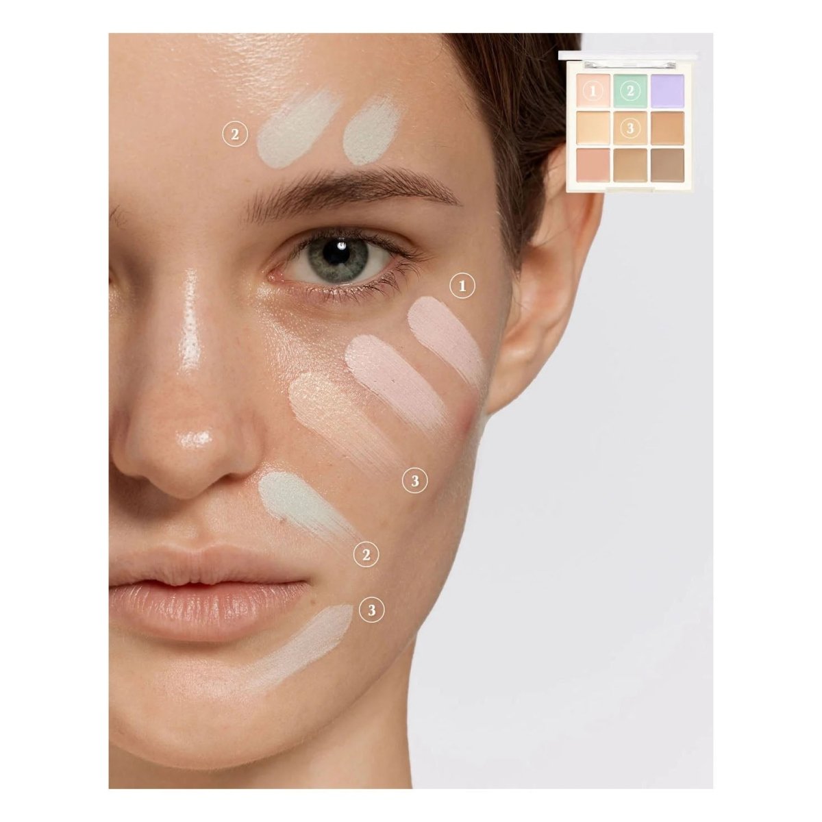 Buy Dasique Pro Concealer Palette 9g at Lila Beauty - Korean and Japanese Beauty Skincare and Makeup Cosmetics
