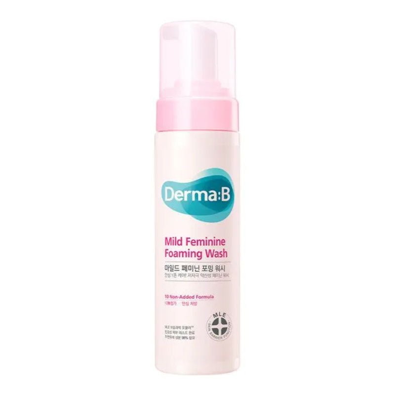 Buy Derma:B Mild Feminine Foaming Wash 200ml at Lila Beauty - Korean and Japanese Beauty Skincare and Makeup Cosmetics