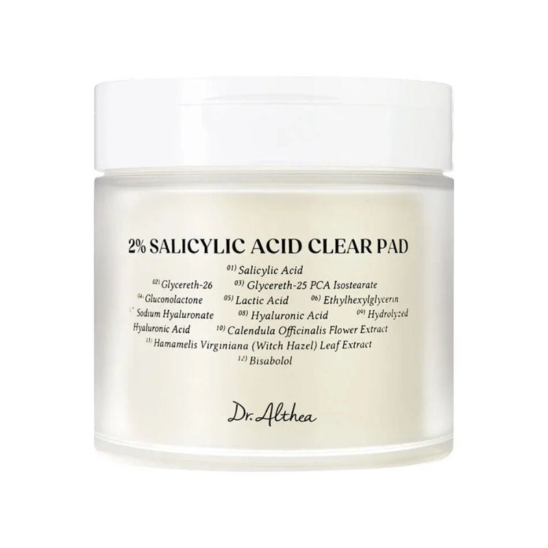 Buy Dr. Althea 2% Salicylic Acid Clear Pad 170g (65 Pads) at Lila Beauty - Korean and Japanese Beauty Skincare and Makeup Cosmetics