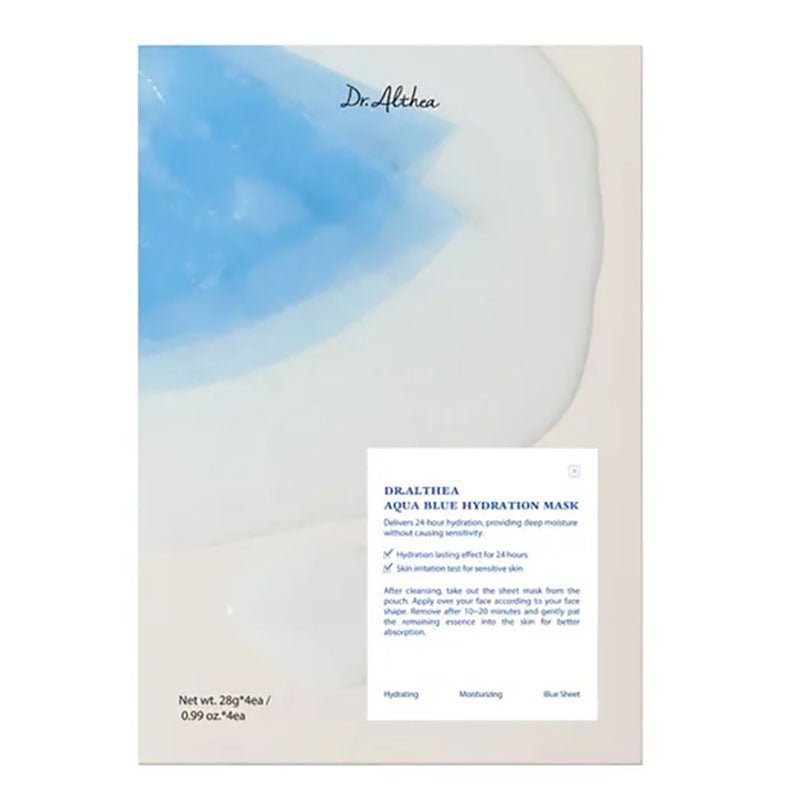 Buy Dr. Althea Aqua Blue Hydration Mask 28g at Lila Beauty - Korean and Japanese Beauty Skincare and Makeup Cosmetics