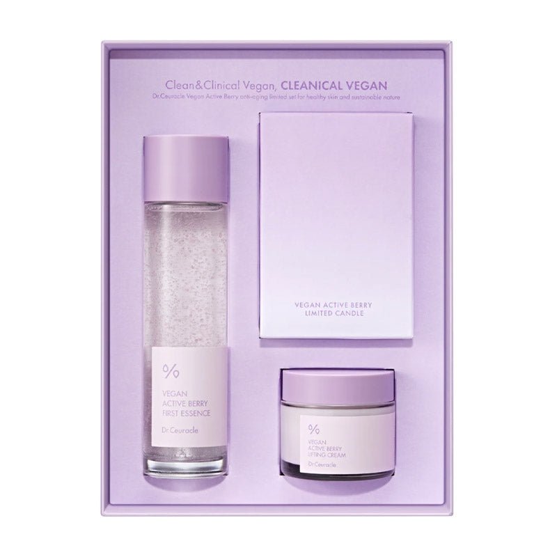 Buy Dr. Ceuracle Vegan Active Berry Limited Edition Set (3pcs) at Lila Beauty - Korean and Japanese Beauty Skincare and Makeup Cosmetics