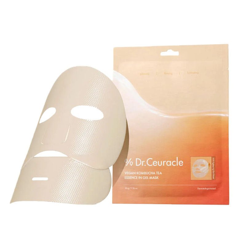 Buy Dr. Ceuracle Vegan Kombucha Tea Essence In Gel Mask 36g (1 Sheet) at Lila Beauty - Korean and Japanese Beauty Skincare and Makeup Cosmetics
