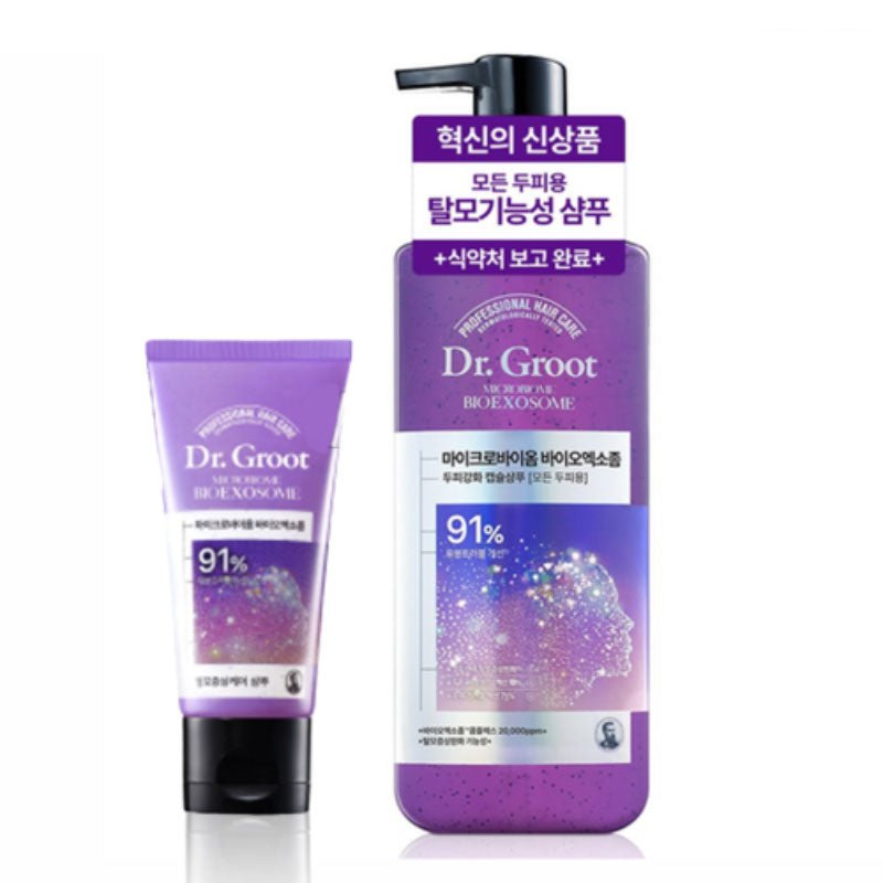Buy Dr. Groot Microbiome Bio-Exosome Shampoo 400ml + Shampoo 50ml at Lila Beauty - Korean and Japanese Beauty Skincare and Makeup Cosmetics