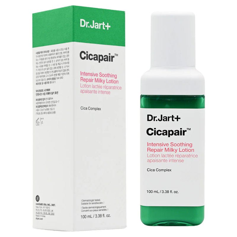 Buy Dr. Jart+ Cicapair Intensive Soothing Repair Milky Lotion 100ml at Lila Beauty - Korean and Japanese Beauty Skincare and Makeup Cosmetics