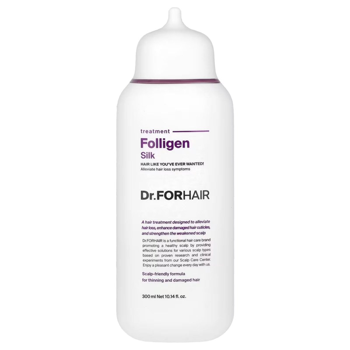 Buy Dr.For Hair Folligen Silk Treatment 300ml at Lila Beauty - Korean and Japanese Beauty Skincare and Makeup Cosmetics