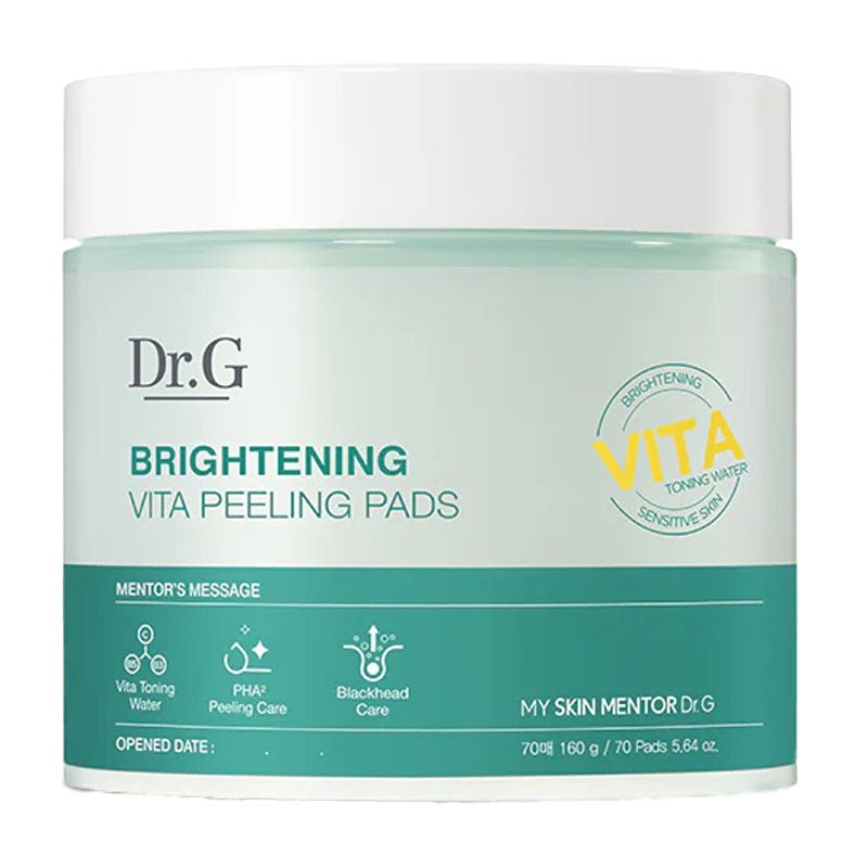 Buy Dr.G Brightening Vita Peeling Pad (70pcs) at Lila Beauty - Korean and Japanese Beauty Skincare and Makeup Cosmetics