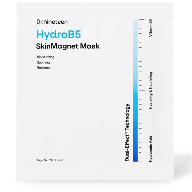 Buy Dr.nineteen Hydro B5 Skin Magnet Mask 34g at Lila Beauty - Korean and Japanese Beauty Skincare and Makeup Cosmetics