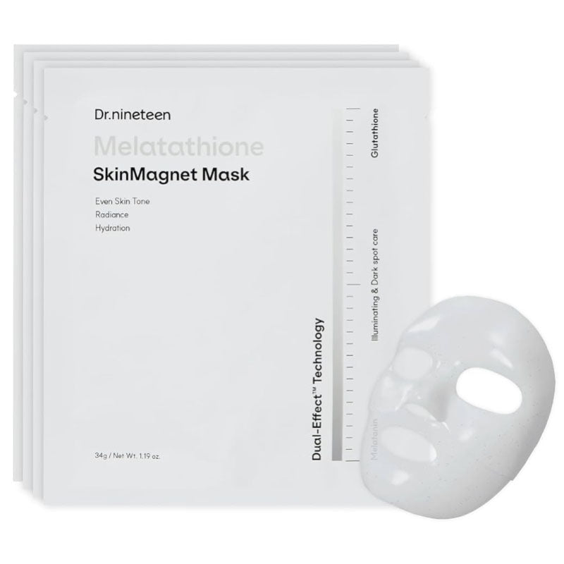 Buy Dr.nineteen Melatathione Skin Magnet Mask 34g at Lila Beauty - Korean and Japanese Beauty Skincare and Makeup Cosmetics