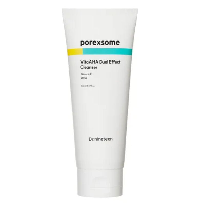 Buy Dr.nineteen PoreXsome VitaAHA Dual Effect Cleanser 150ml at Lila Beauty - Korean and Japanese Beauty Skincare and Makeup Cosmetics