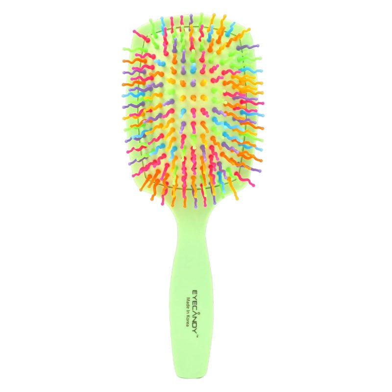 Buy Eyecandy Rainbow Volume S Paddle Brush (Melon Green) at Lila Beauty - Korean and Japanese Beauty Skincare and Makeup Cosmetics