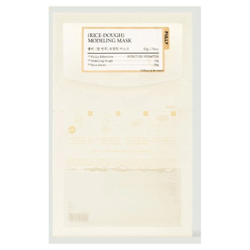 Buy Fully Rice Dough Modeling Mask 50g at Lila Beauty - Korean and Japanese Beauty Skincare and Makeup Cosmetics