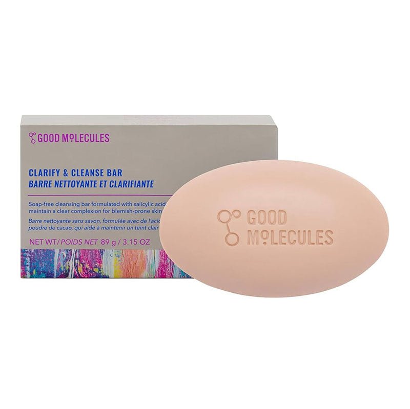 Buy Good Molecules Clarify & Cleanse Bar 89g at Lila Beauty - Korean and Japanese Beauty Skincare and Makeup Cosmetics