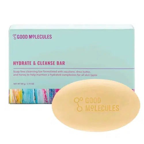 Buy Good Molecules Hydrate & Cleanse Bar 89g at Lila Beauty - Korean and Japanese Beauty Skincare and Makeup Cosmetics