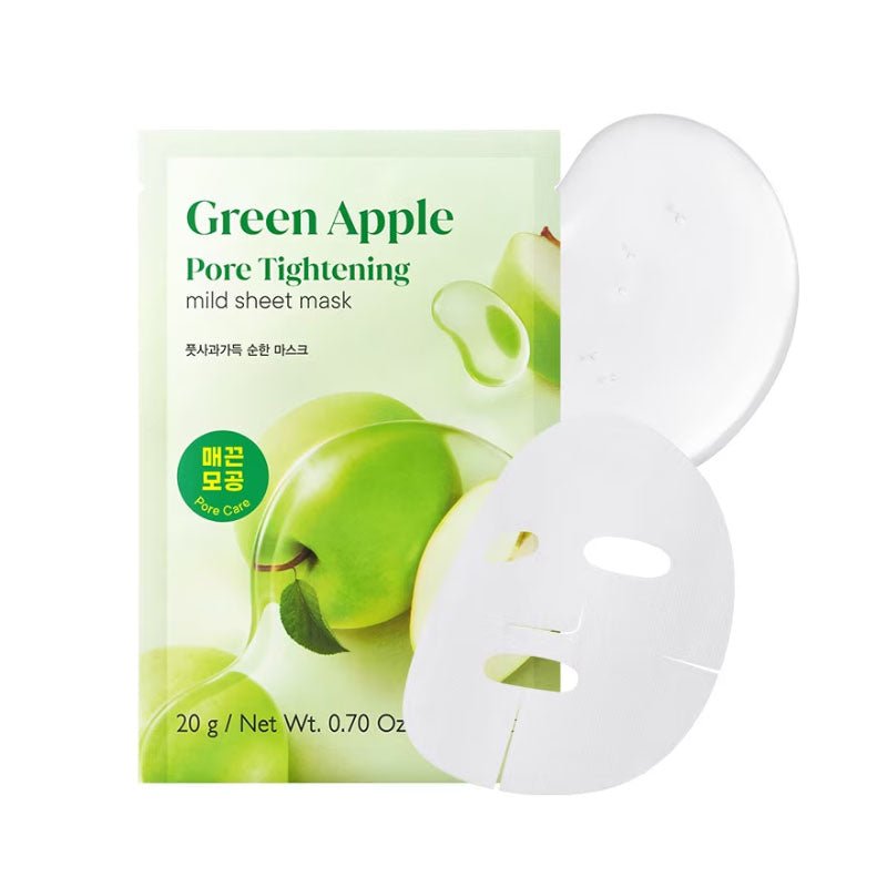 Buy Goodal Green Apple Pore Tightening Mild Sheet Mask 20g at Lila Beauty - Korean and Japanese Beauty Skincare and Makeup Cosmetics