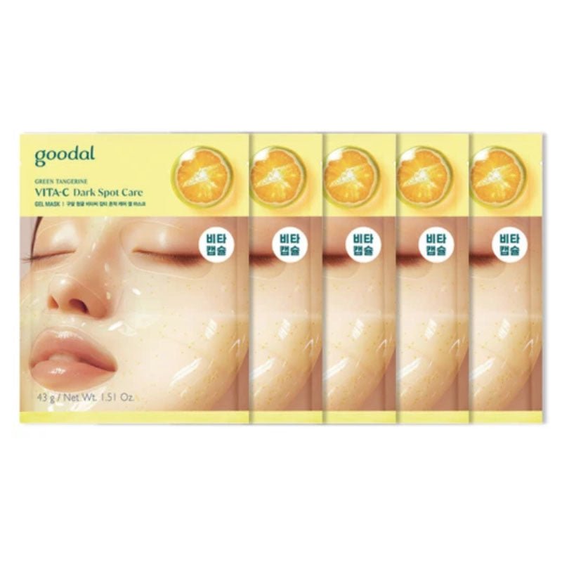 Buy Goodal Green Tangerine Vita-C Dark Spot Care Gel Mask 43g at Lila Beauty - Korean and Japanese Beauty Skincare and Makeup Cosmetics