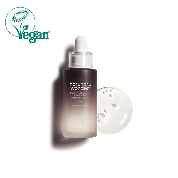 Buy Haruharu Wonder Black Rice Hyaluronic Botanical 2GF Wonderful Ampoule 30ml at Lila Beauty - Korean and Japanese Beauty Skincare and Makeup Cosmetics