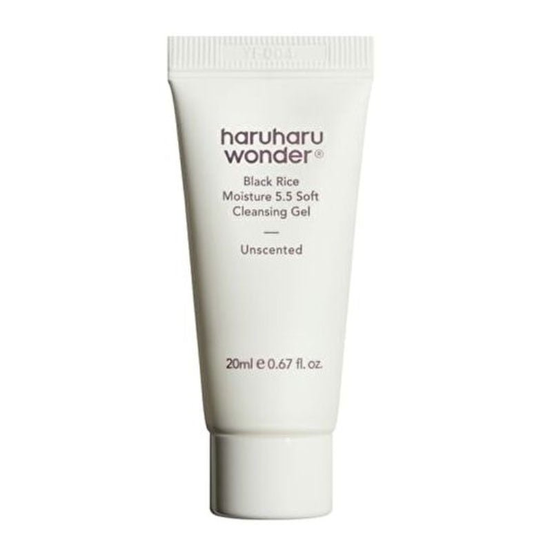 Buy Haruharu Wonder Black Rice Moisture 5.5 Soft Cleansing Gel (Mini) 20ml at Lila Beauty - Korean and Japanese Beauty Skincare and Makeup Cosmetics