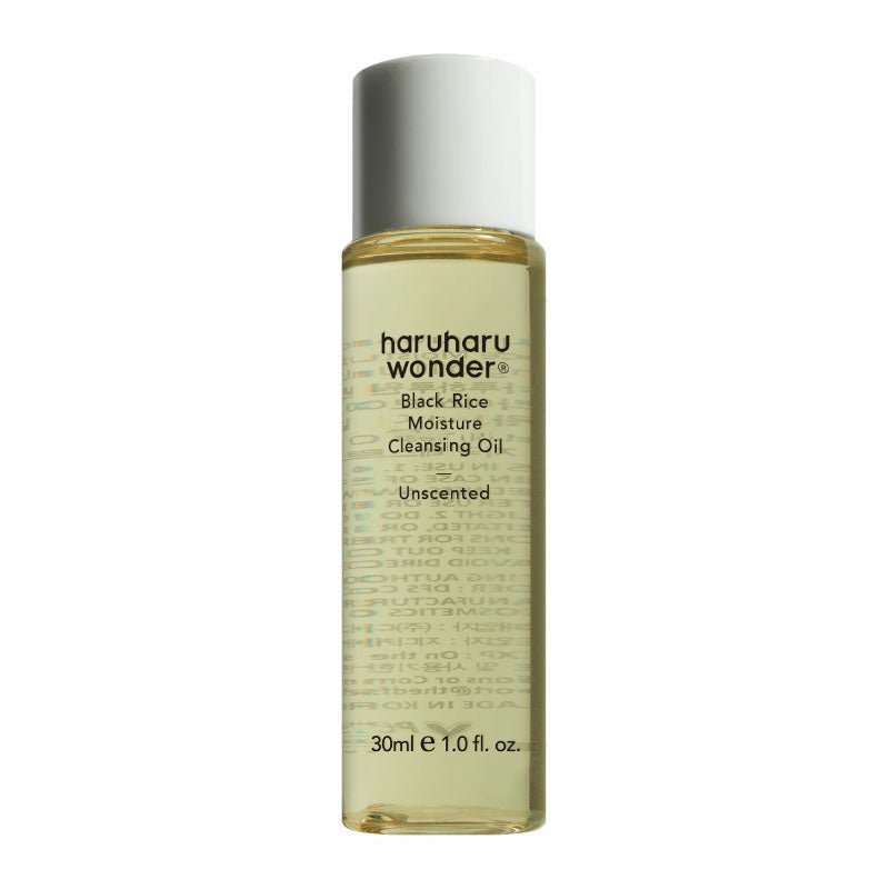 Buy Haruharu Wonder Black Rice Moisture Cleansing Oil Unscented 30ml (Mini) at Lila Beauty - Korean and Japanese Beauty Skincare and Makeup Cosmetics