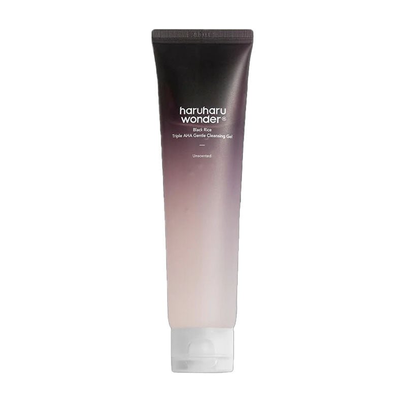 Buy Haruharu Wonder Black Rice Triple AHA Gentle Cleansing Gel 100ml at Lila Beauty - Korean and Japanese Beauty Skincare and Makeup Cosmetics
