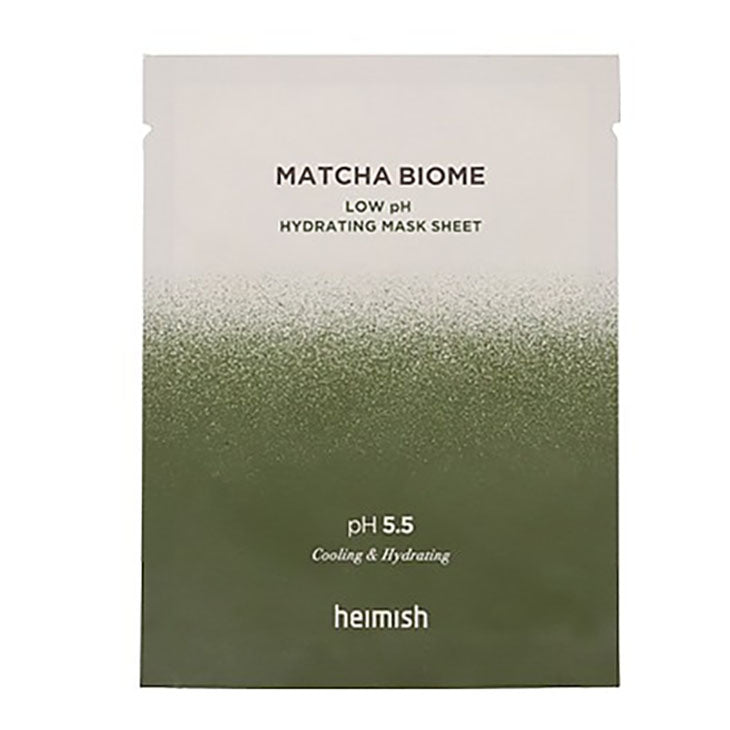 Buy Heimish Matcha Biome Low pH Hydrating Mask Sheet 30ml at Lila Beauty - Korean and Japanese Beauty Skincare and Makeup Cosmetics
