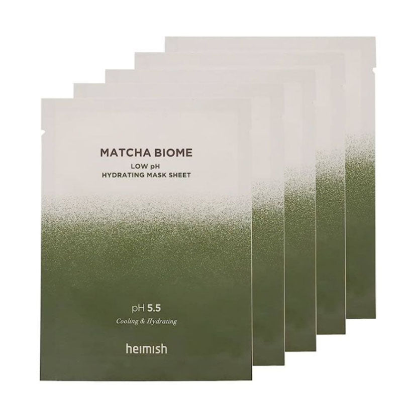 Buy Heimish Matcha Biome Low pH Hydrating Mask Sheet 30ml at Lila Beauty - Korean and Japanese Beauty Skincare and Makeup Cosmetics