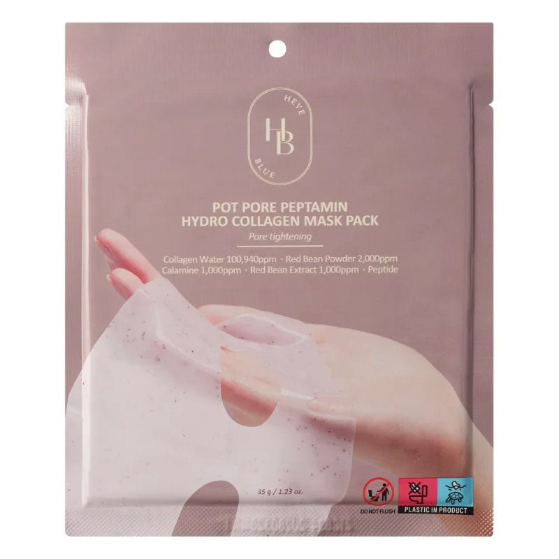Buy Heveblue Pot Pore Peptamin Hydro Collagen Mask 35g at Lila Beauty - Korean and Japanese Beauty Skincare and Makeup Cosmetics